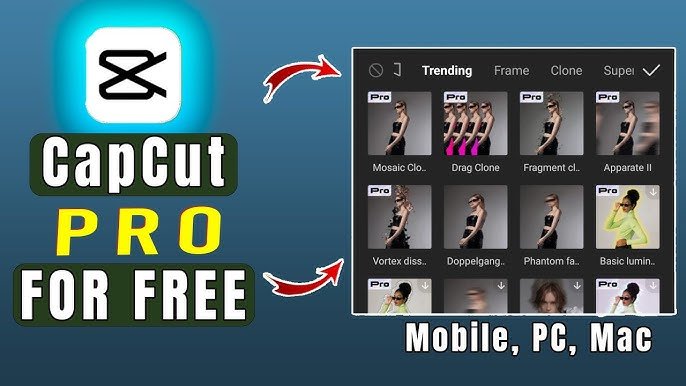 Capcut Pro For PC+Android